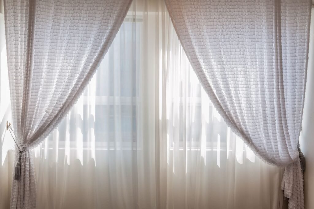 Frosted White Voile Panel – 9ft (Single Panel)