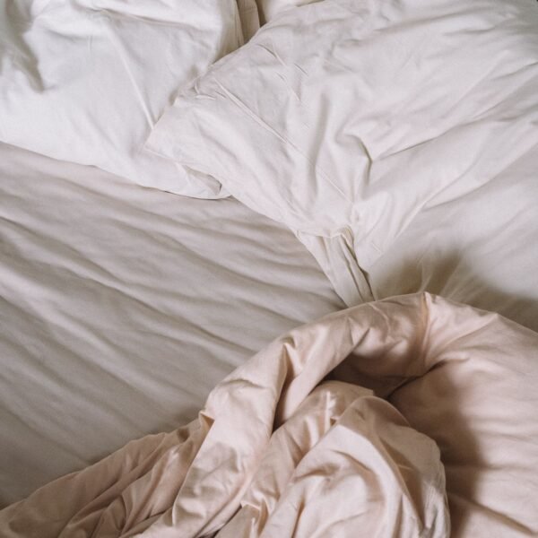 Grey Melange Cotton Bedsheet – Double Size