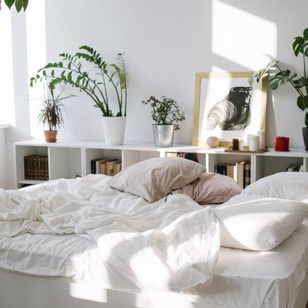 Soft White Microfiber Bedsheet – Single Size